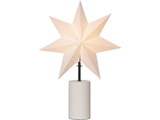 Lampa Stila stjärna/skärm 50x35cm vit